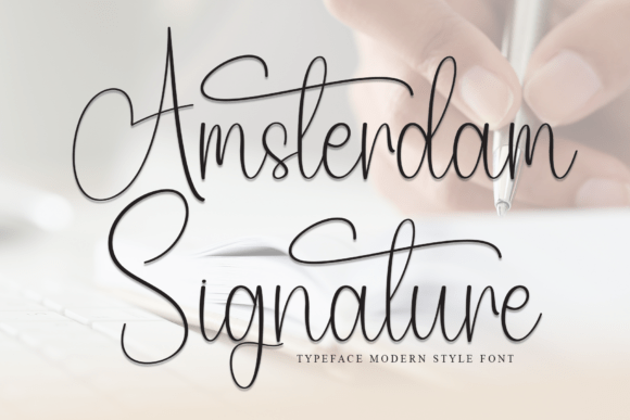 Amsterdam Signature: A Modern Script for Timeless Branding