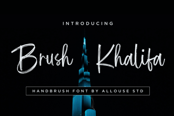 Brush Khalifa: A Script Font for Modern Brands