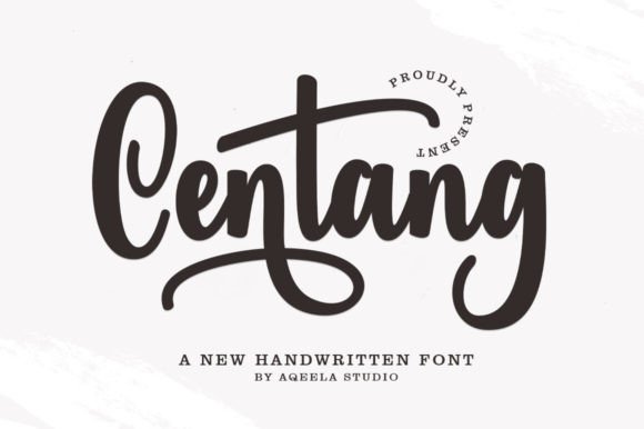 Centang: The Handwritten Font That Feels Like a Conversation