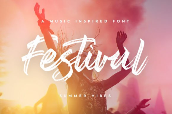 Festival: The Hand-Drawn Script Font That Brings Summer Energy to Your Work