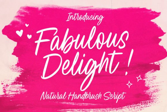 Infuse Your Designs with Joy: The Fabulous Delight Font