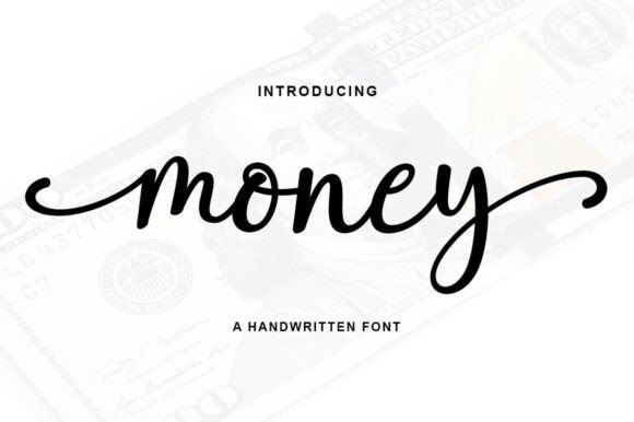 Money: A Modern Script Font for Elegant Design
