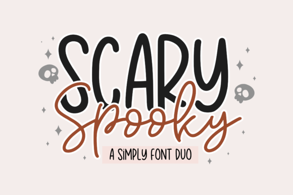 Scary and Spooky: A Font Duo That Brings Playful Frights