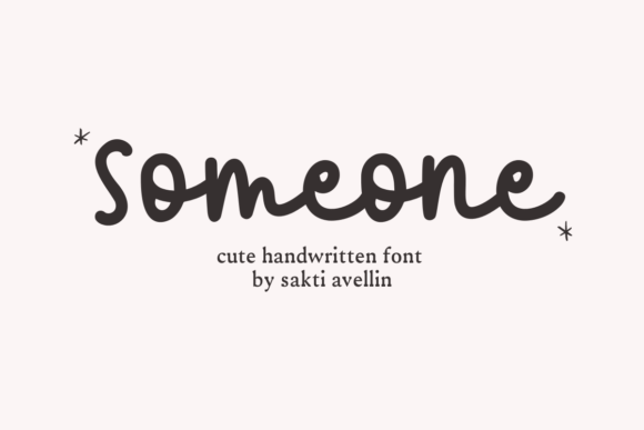 Someone: The Handwritten Font with Heartfelt Charm