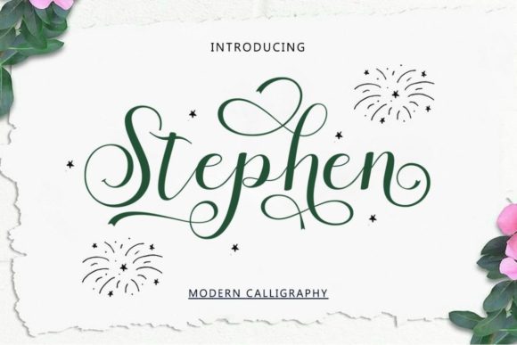 Stephen: The Script Font That Brings Grace to Your Brand