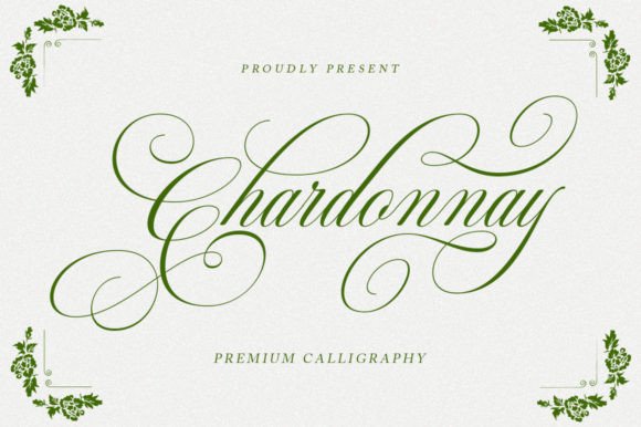 The Enduring Appeal of Chardonnay: A Modern Calligraphy Script