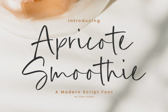 The Flowing Elegance of Apricote Smoothie