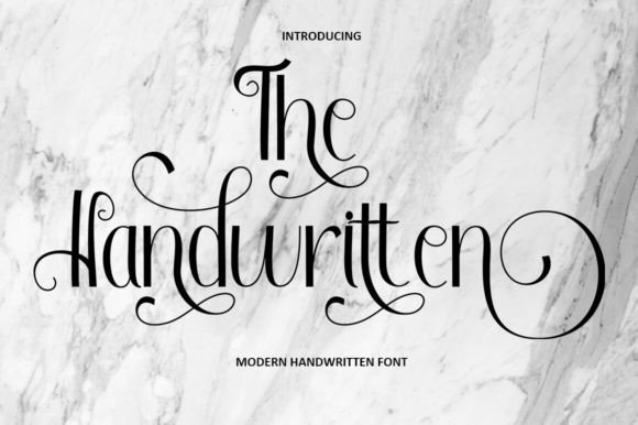 The Handwritten: A Script Font for Authentic Creative Projects