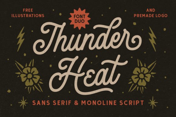 Thunder Heat Duo: A Classic Font for Modern Designers