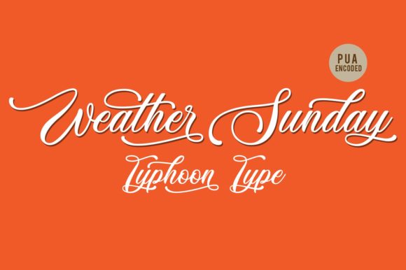 Weather Sunday: Crafting Visual Stories with an Elegant Script